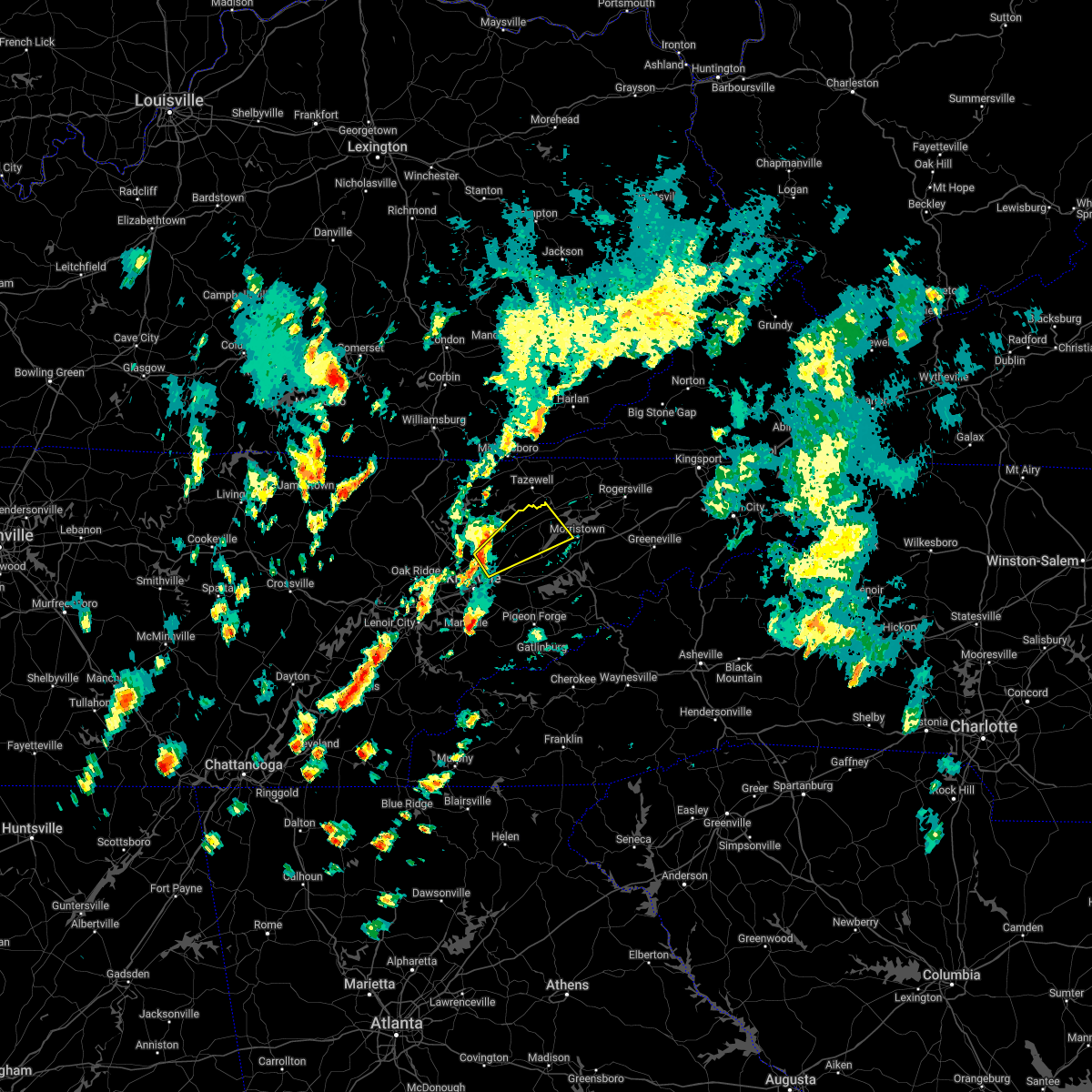 Hail Map for Knoxville, TN Interactive Hail Maps