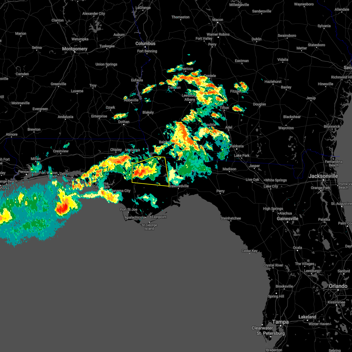 Interactive Hail Maps Hail Map for Bristol, FL