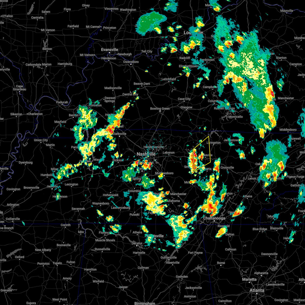 Interactive Hail Maps Hail Map for Gainesboro, TN