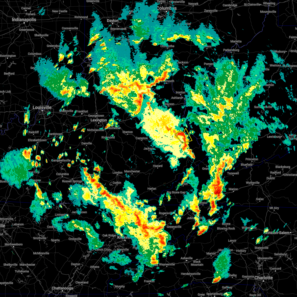 Interactive Hail Maps Hail Map for Paintsville, KY