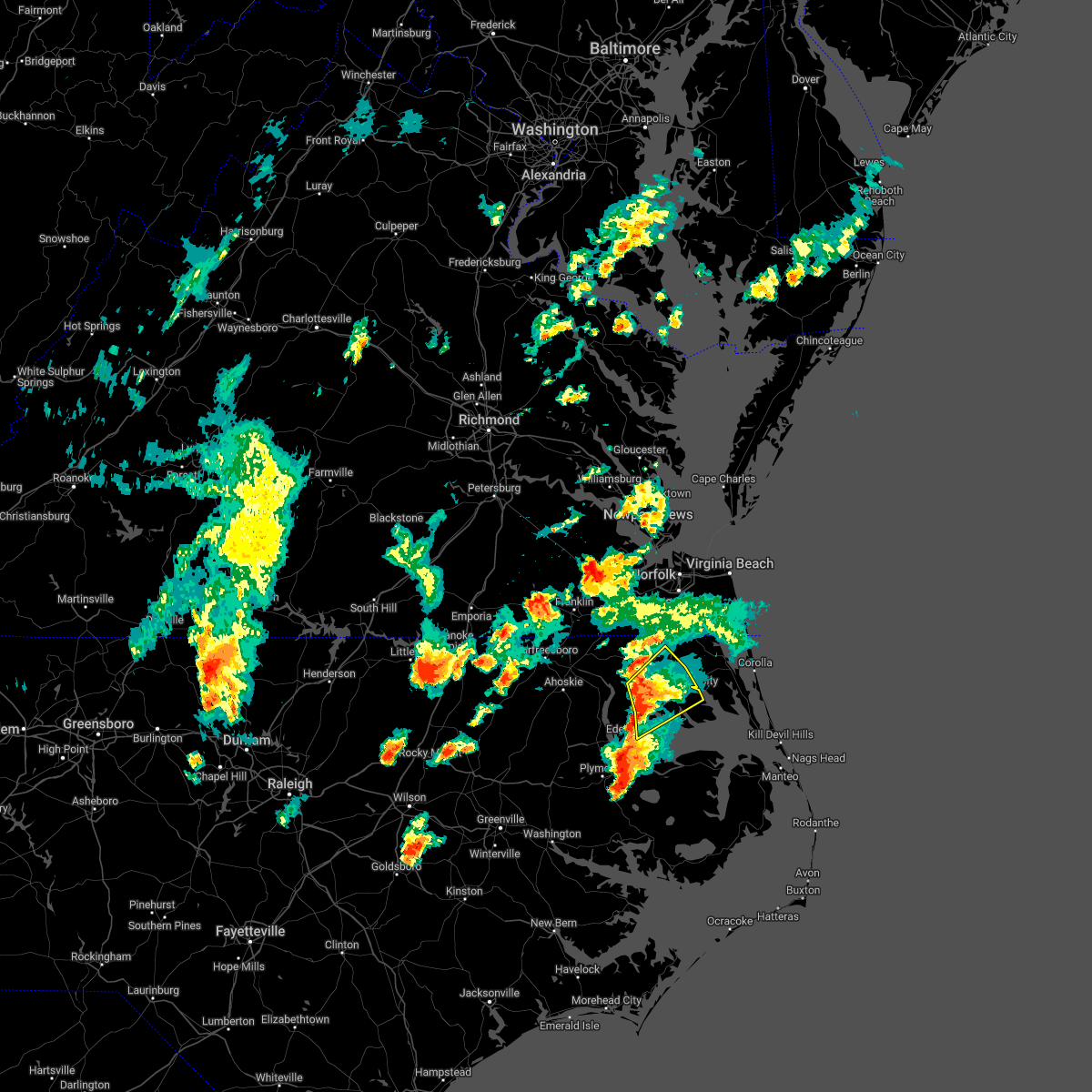 Interactive Hail Maps Hail Map for Hertford, NC