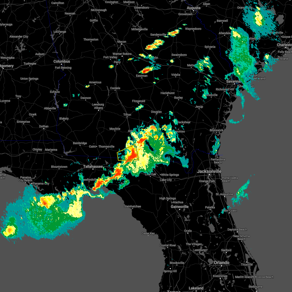 Hail Map for Valdosta, GA Interactive Hail Maps