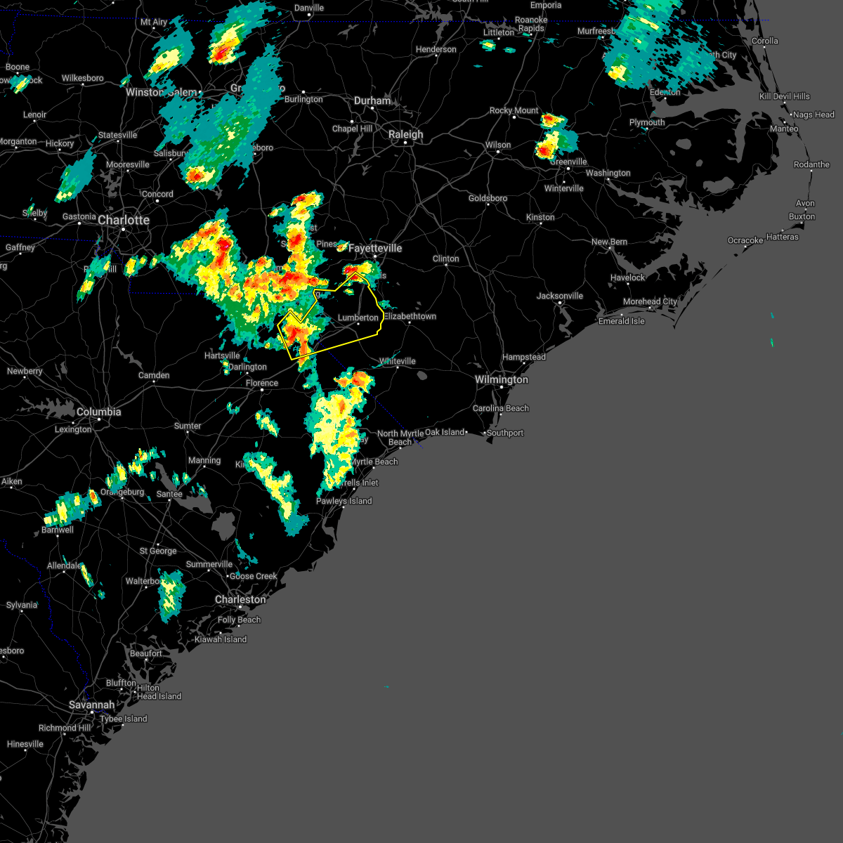 Interactive Hail Maps Hail Map for Fairmont, NC
