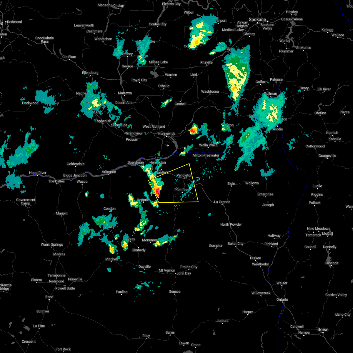 Interactive Hail Maps Hail Map for Pilot Rock, OR
