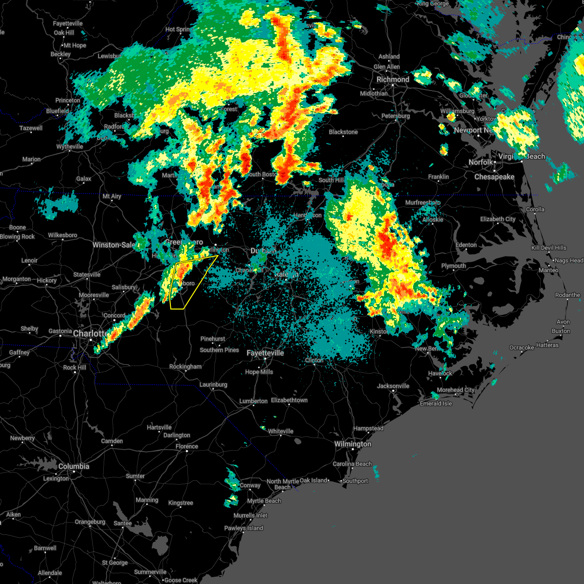 Interactive Hail Maps Hail Map for Seagrove, NC