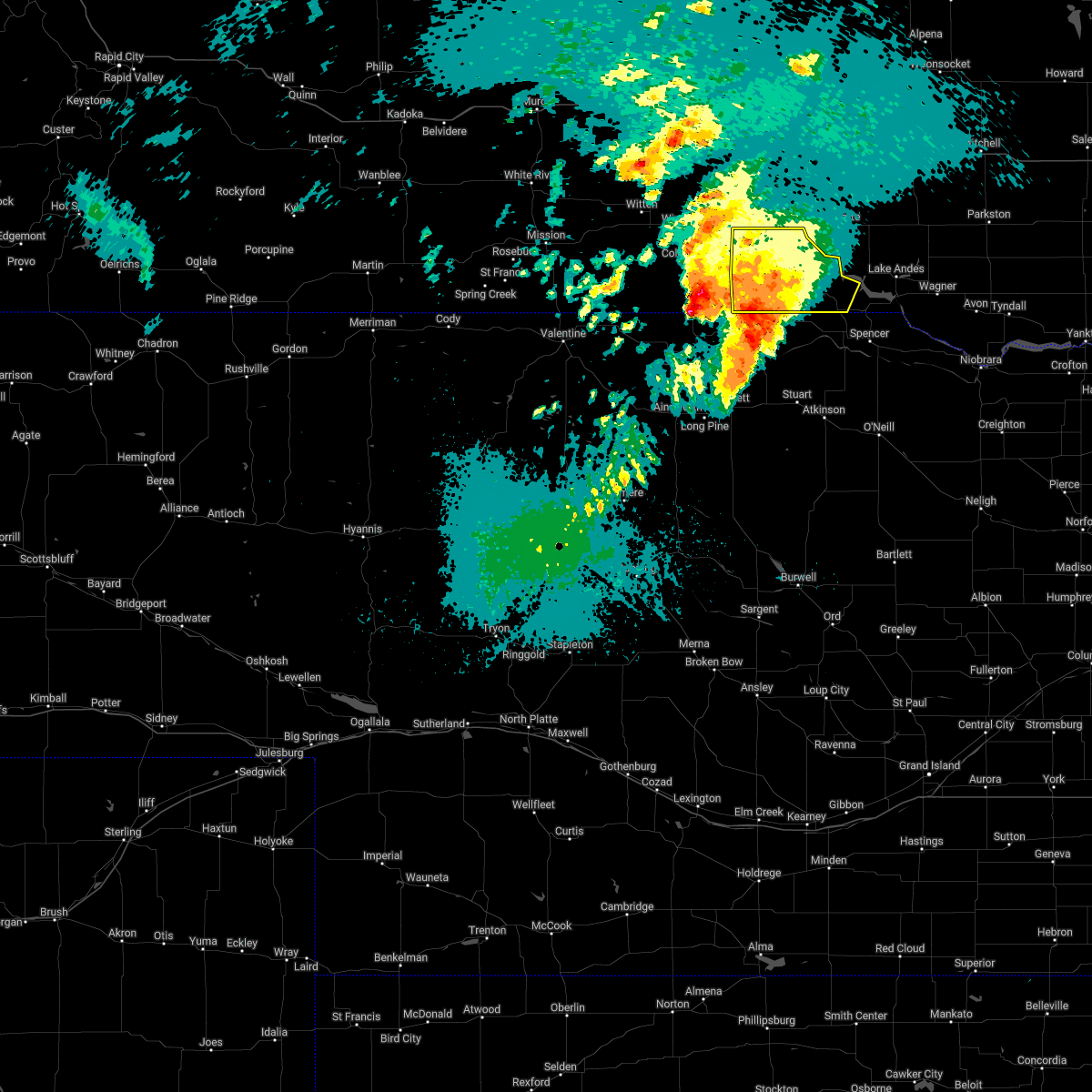 Interactive Hail Maps Hail Map for Gregory, SD