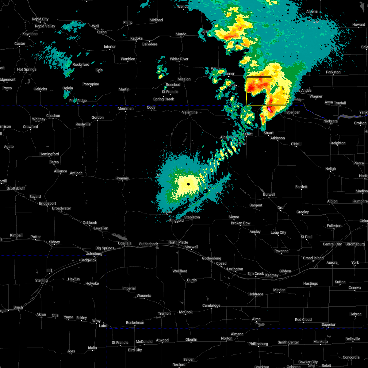 Interactive Hail Maps Hail Map for Burke, SD