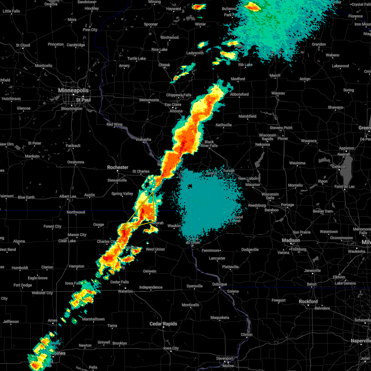 Interactive Hail Maps Hail Map for Burr Oak, IA