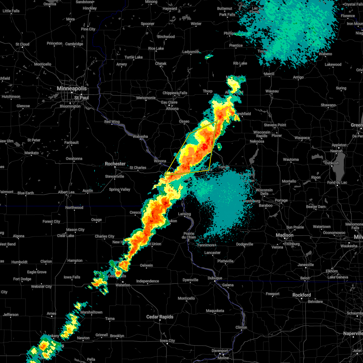 Interactive Hail Maps Hail Map for Galesville, WI