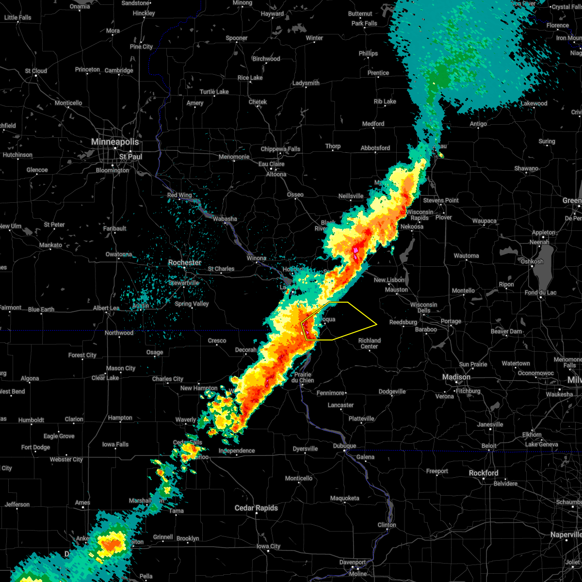 Interactive Hail Maps Hail Map for Readstown, WI