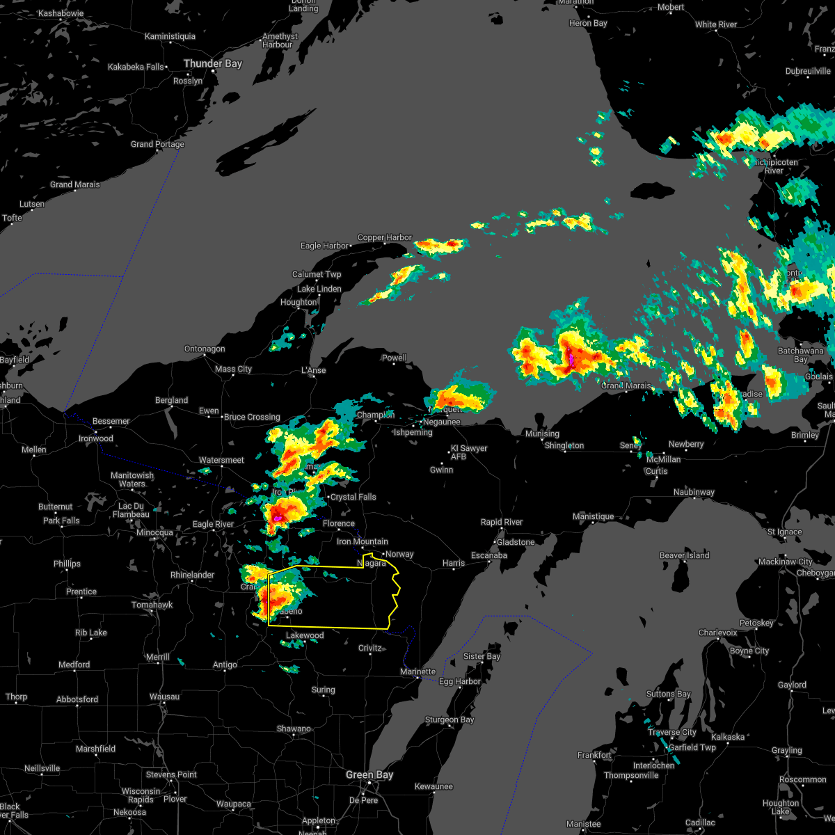 Interactive Hail Maps Hail Map for Wabeno, WI