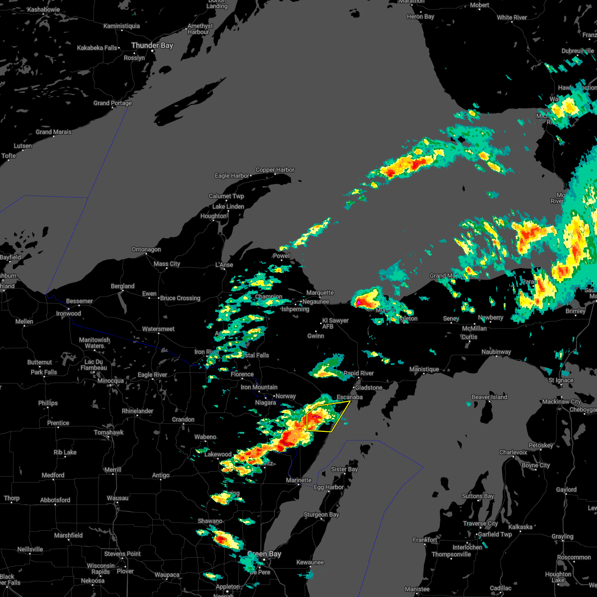 Interactive Hail Maps Hail Map for Carney, MI