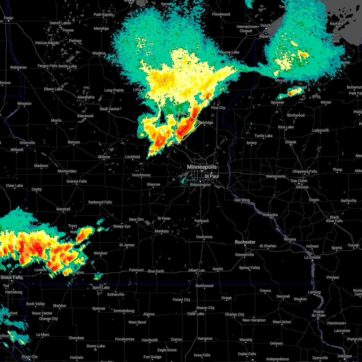 Interactive Hail Maps Hail Map for Zimmerman, MN