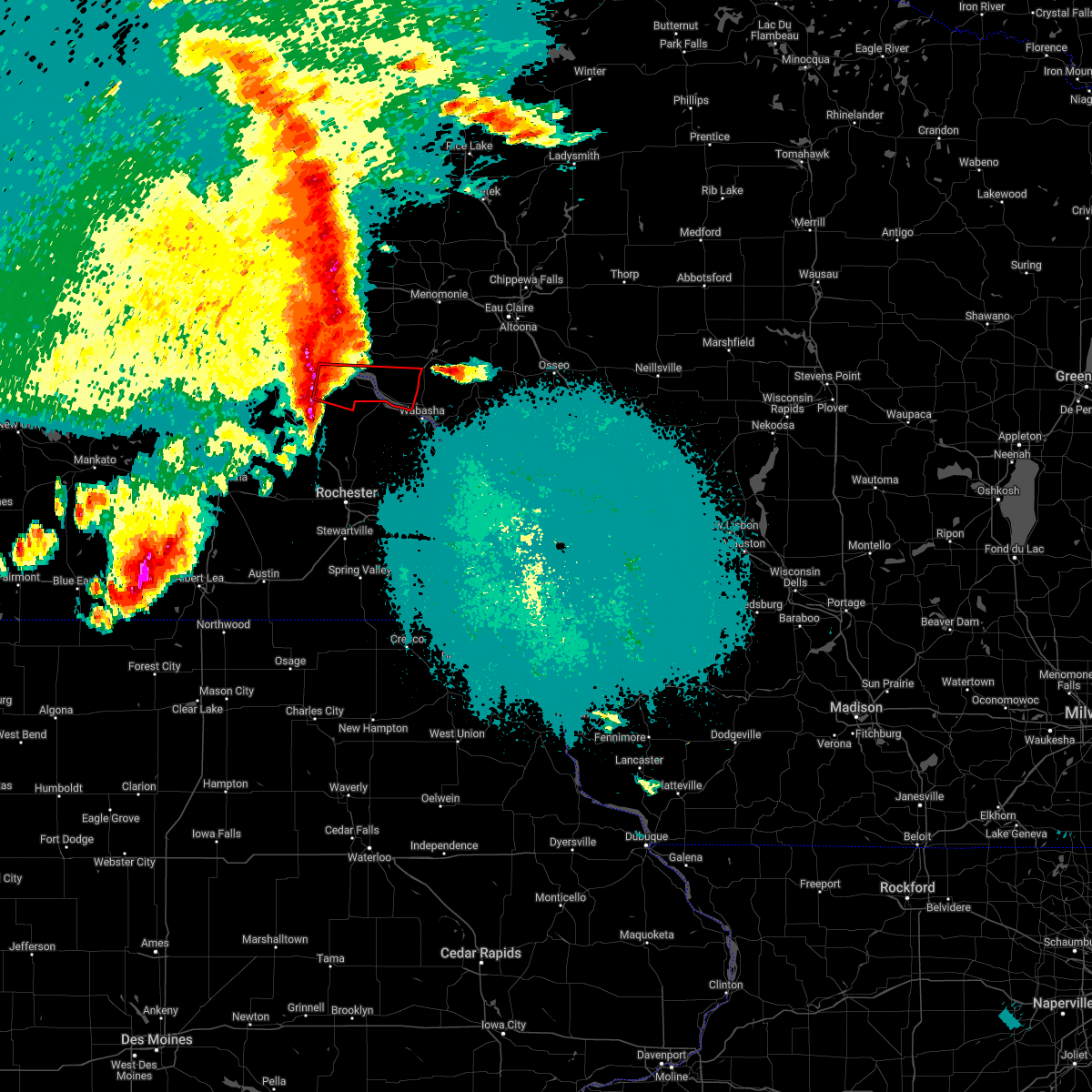 Interactive Hail Maps Hail Map for Hager City, WI