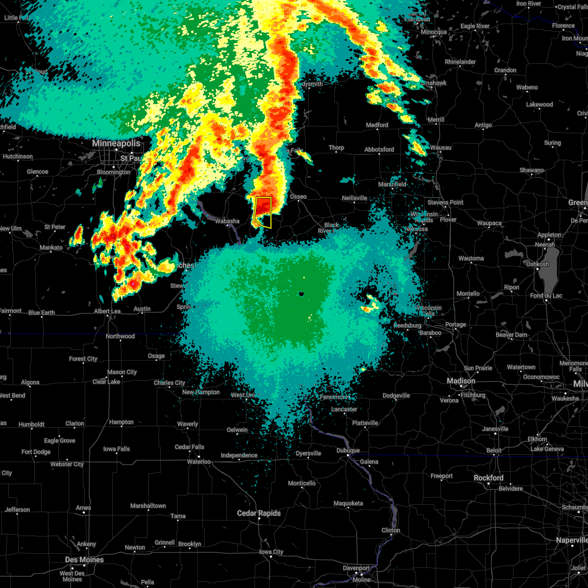 Interactive Hail Maps Hail Map for Mondovi, WI
