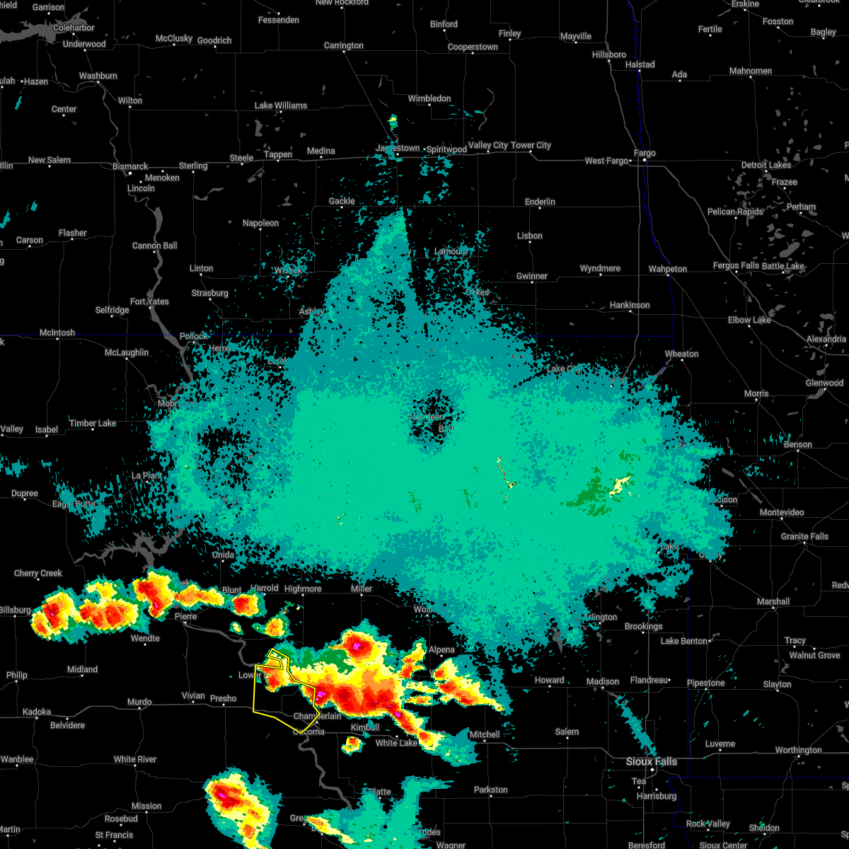 Interactive Hail Maps Hail Map for Lower Brule, SD