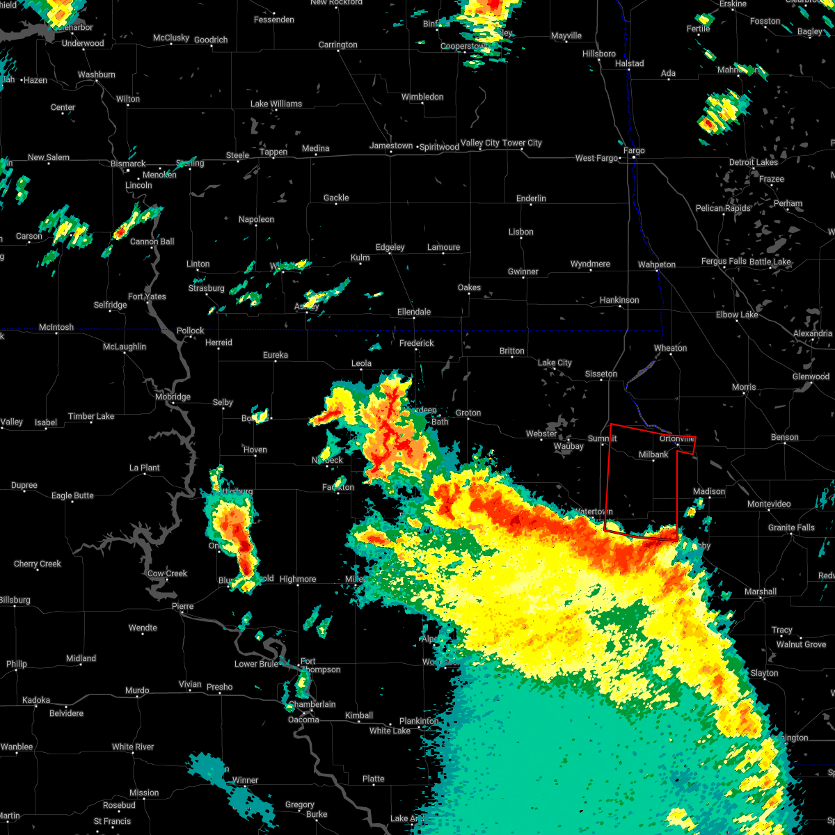 Interactive Hail Maps Hail Map for Big Stone City, SD