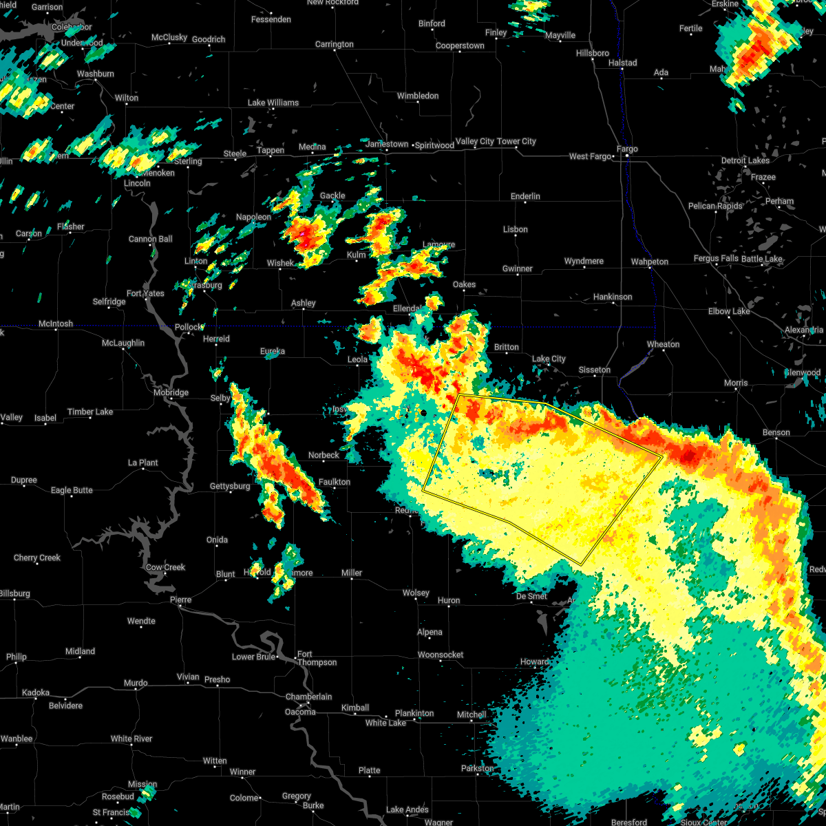 Interactive Hail Maps Hail Map for Conde, SD