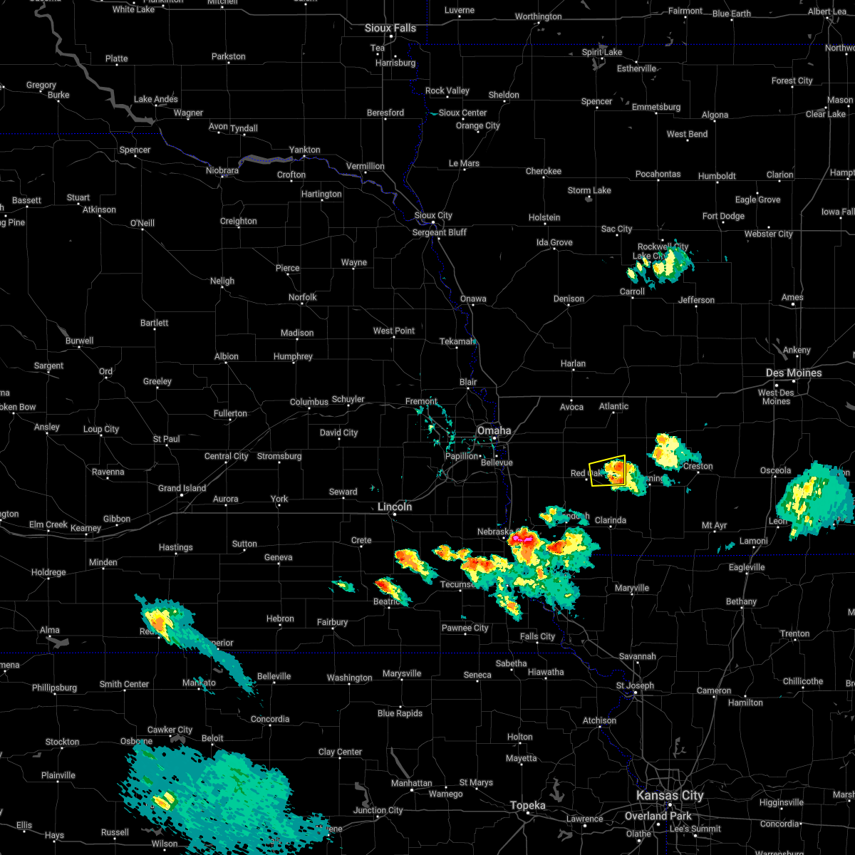 Interactive Hail Maps Hail Map for Stanton, IA