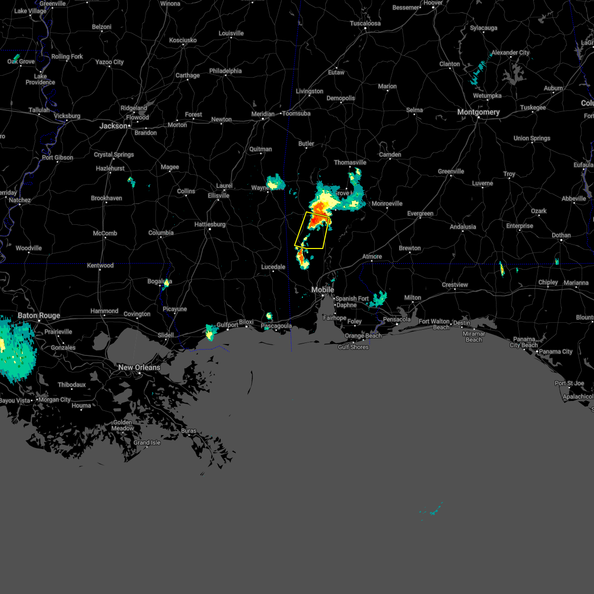 Interactive Hail Maps Hail Map for McIntosh, AL