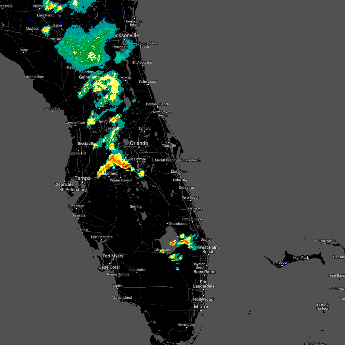 Interactive Hail Maps Hail Map for Davenport, FL