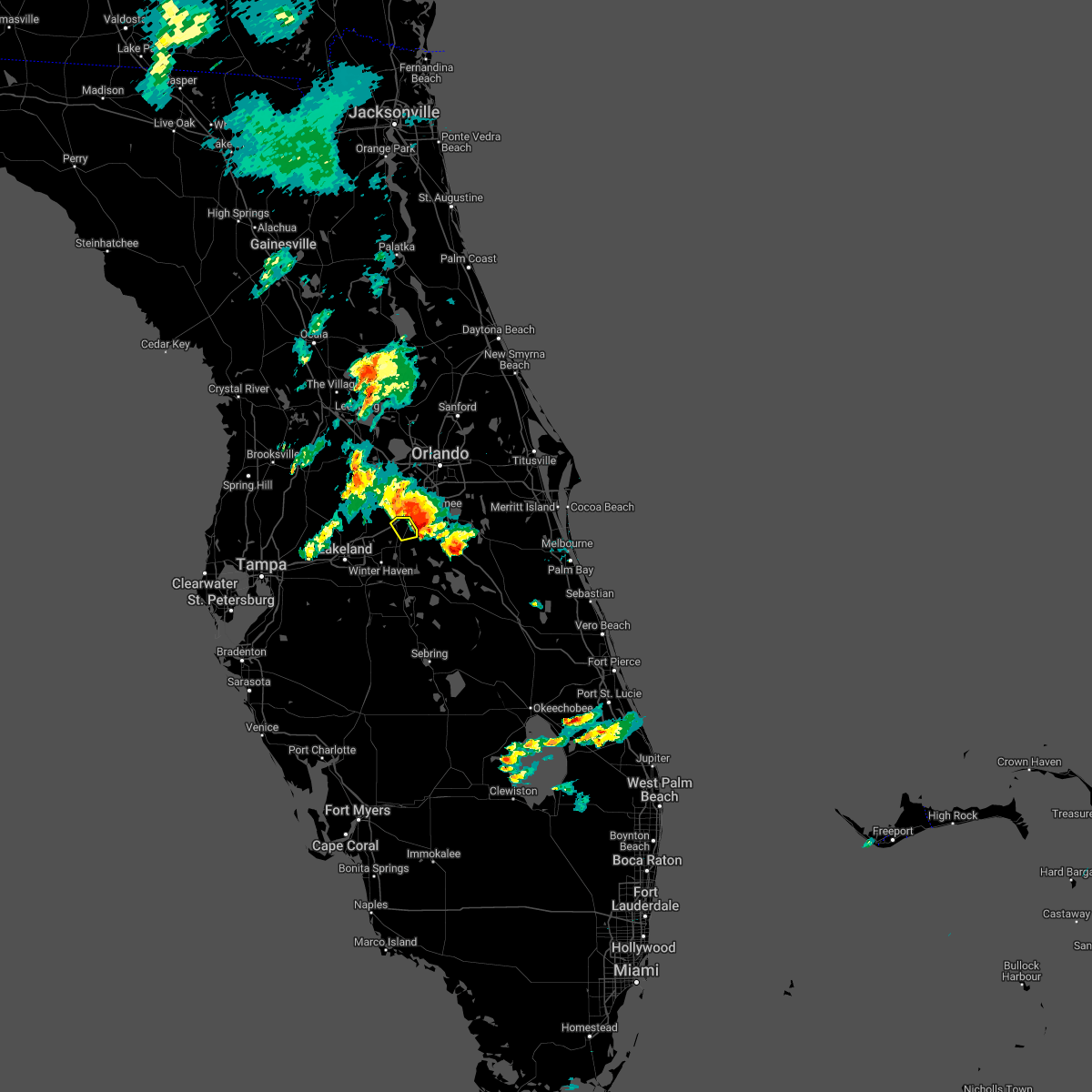 Interactive Hail Maps Hail Map for Davenport, FL