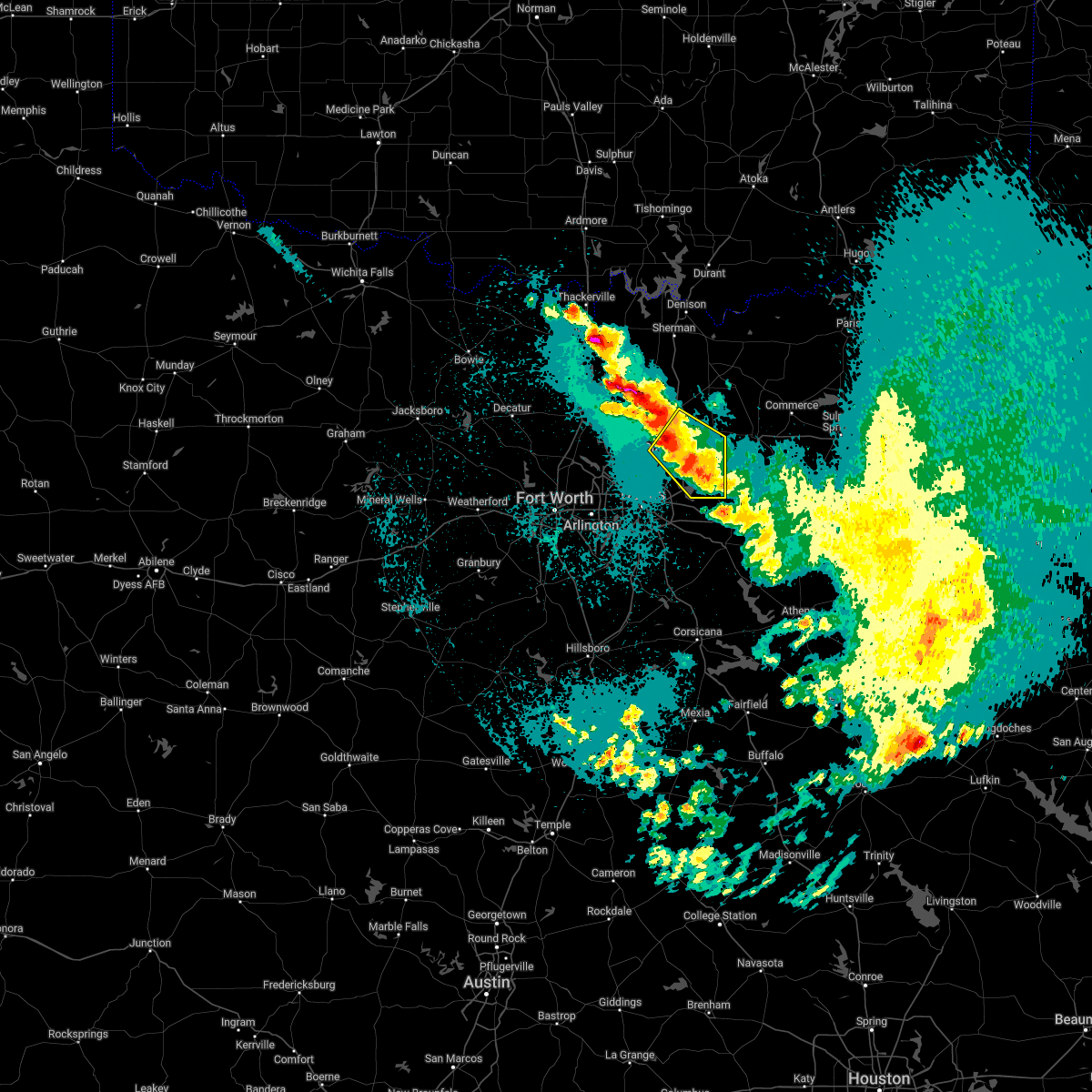 Interactive Hail Maps Hail Map for Garland, TX