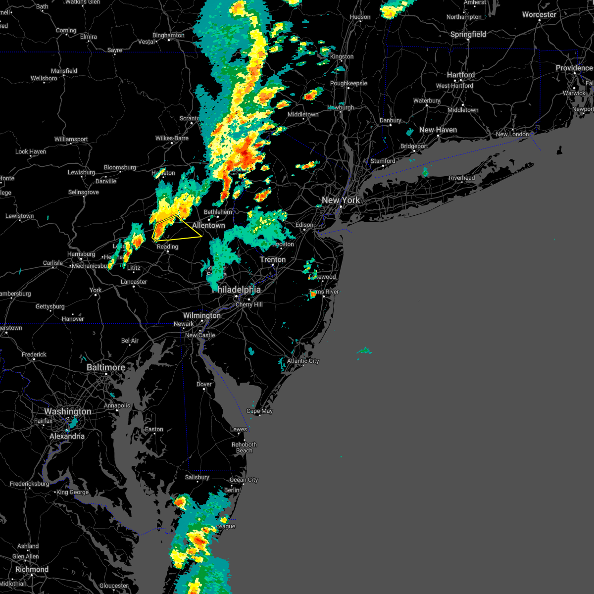 Interactive Hail Maps Hail Map for Fleetwood, PA