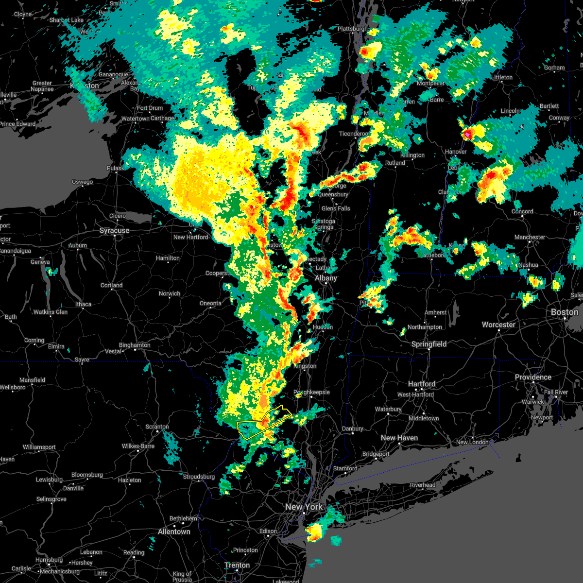 Interactive Hail Maps Hail Map for Middletown, NY