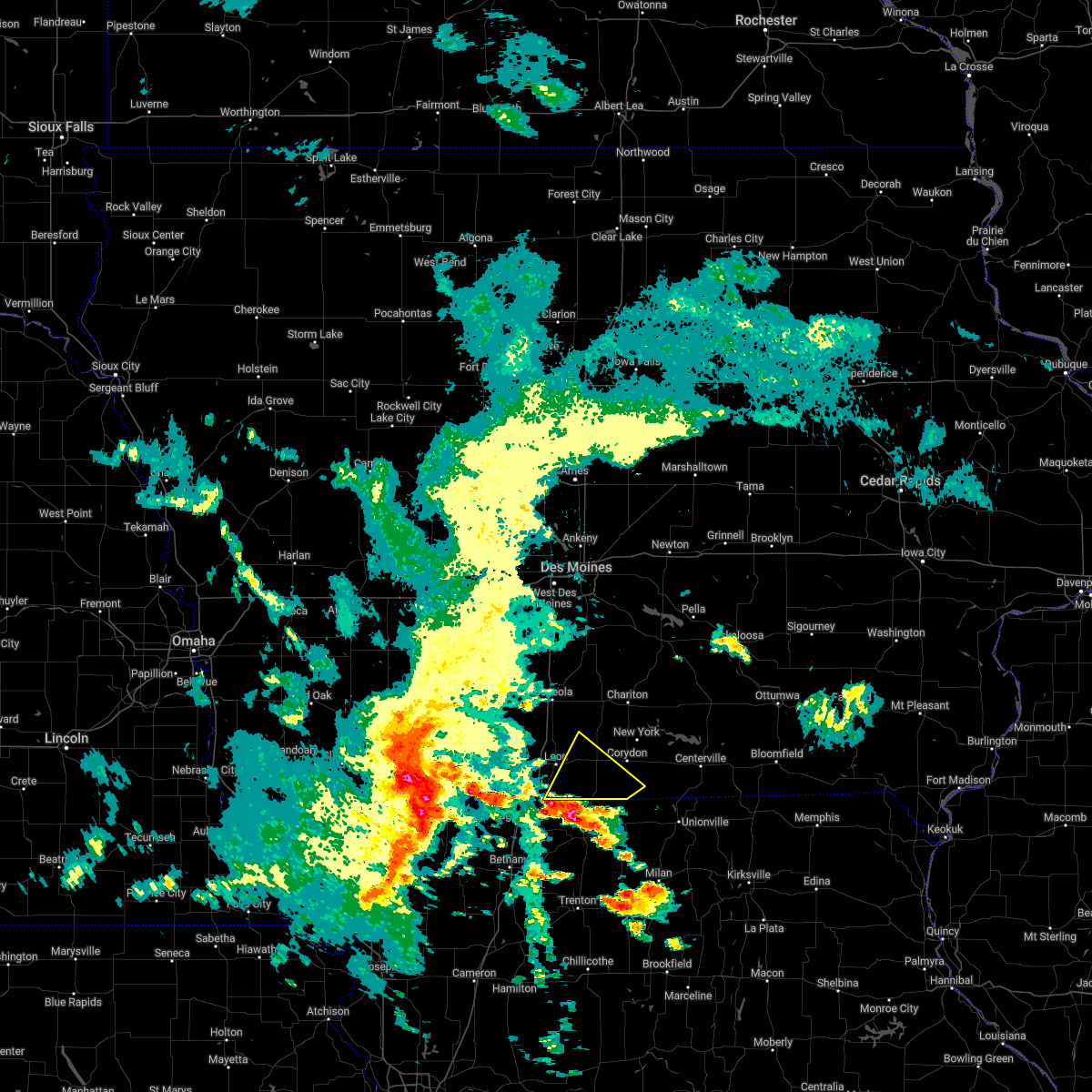 Interactive Hail Maps Hail Map for Allerton, IA