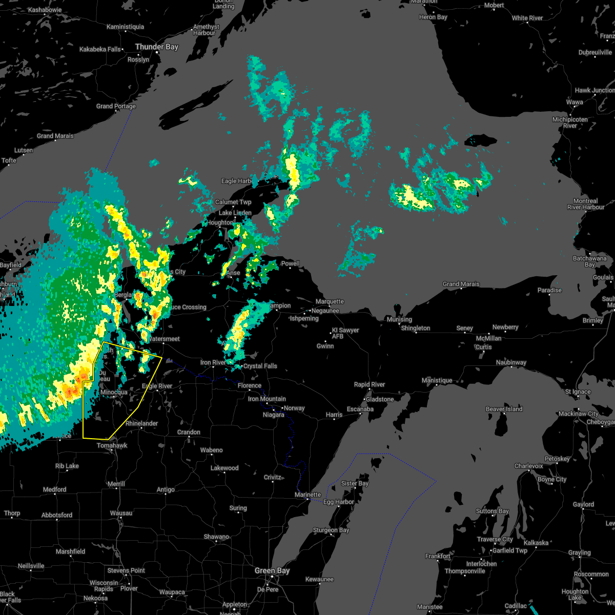 Interactive Hail Maps Hail Map for Lac du Flambeau, WI