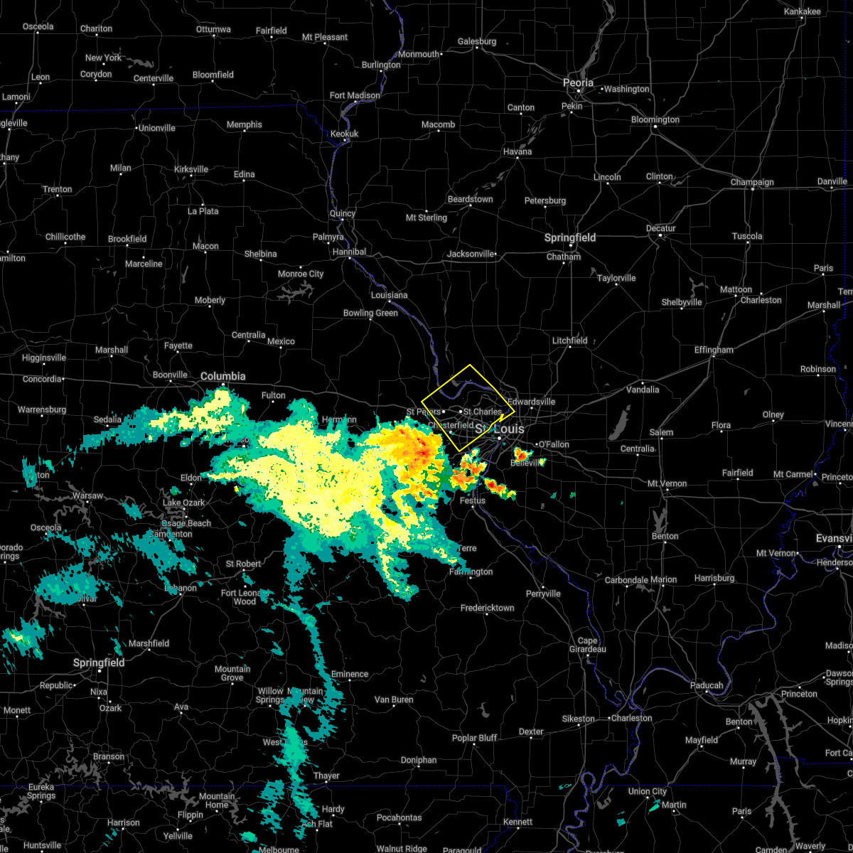 Interactive Hail Maps Hail Map for St. Louis, MO