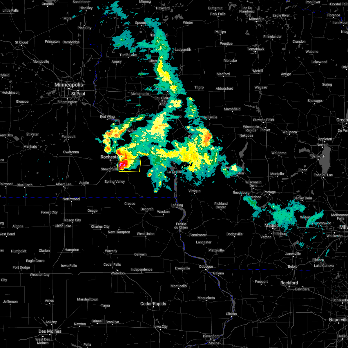 Interactive Hail Maps Hail Map for Eyota, MN