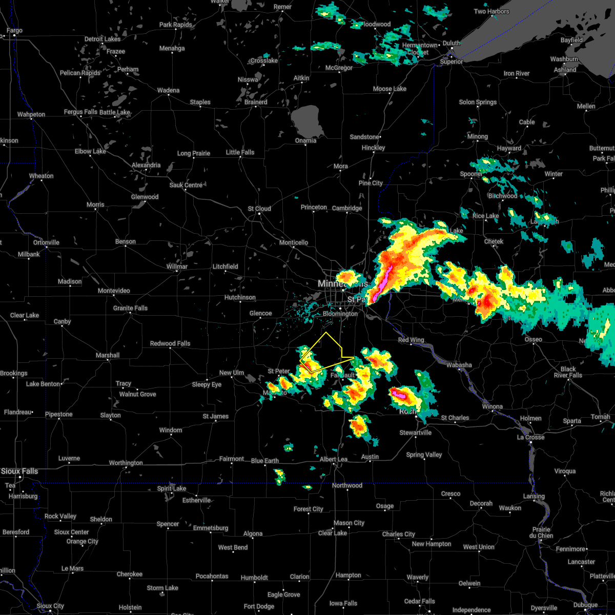 Interactive Hail Maps Hail Map for Elko New Market, MN