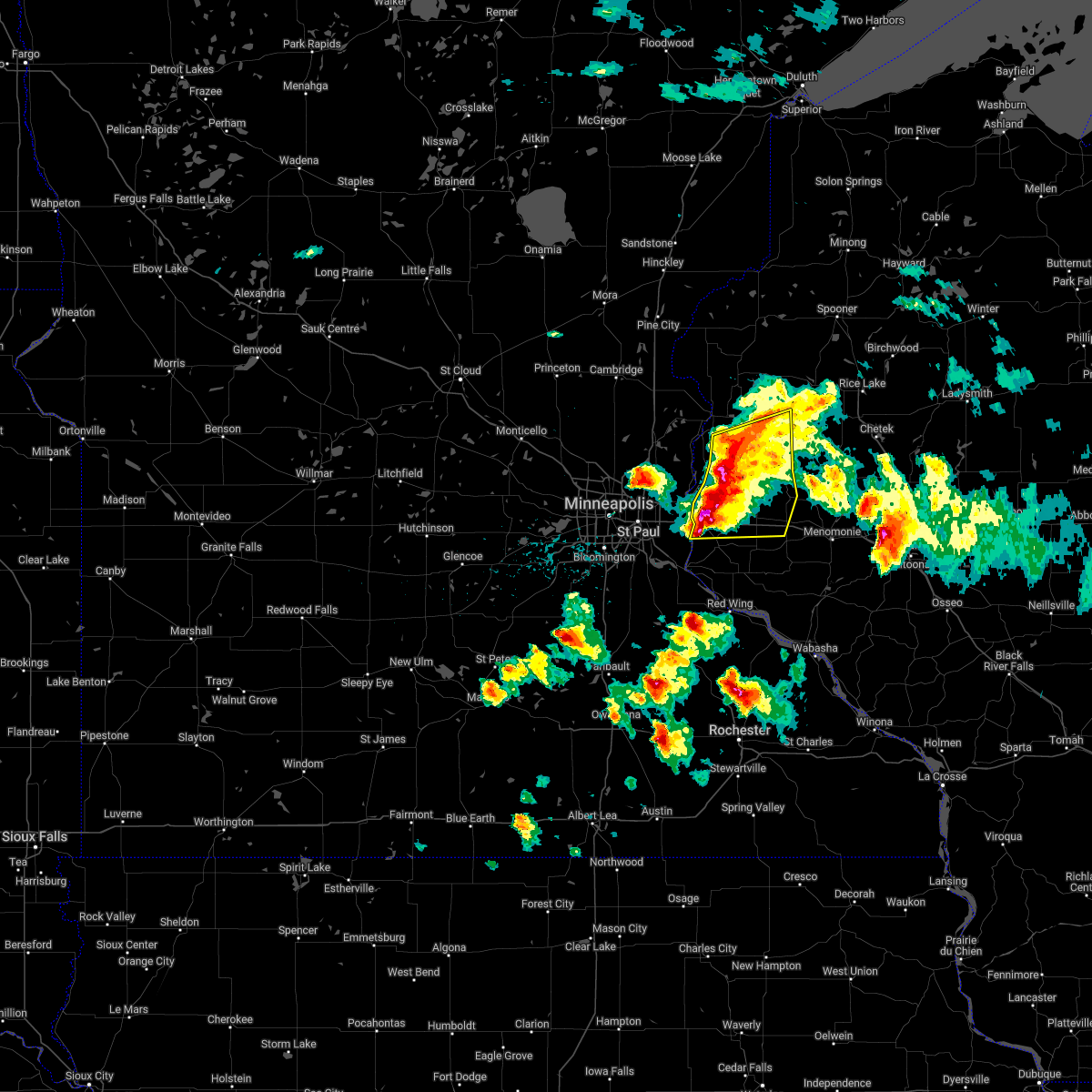 Interactive Hail Maps Hail Map for Somerset, WI