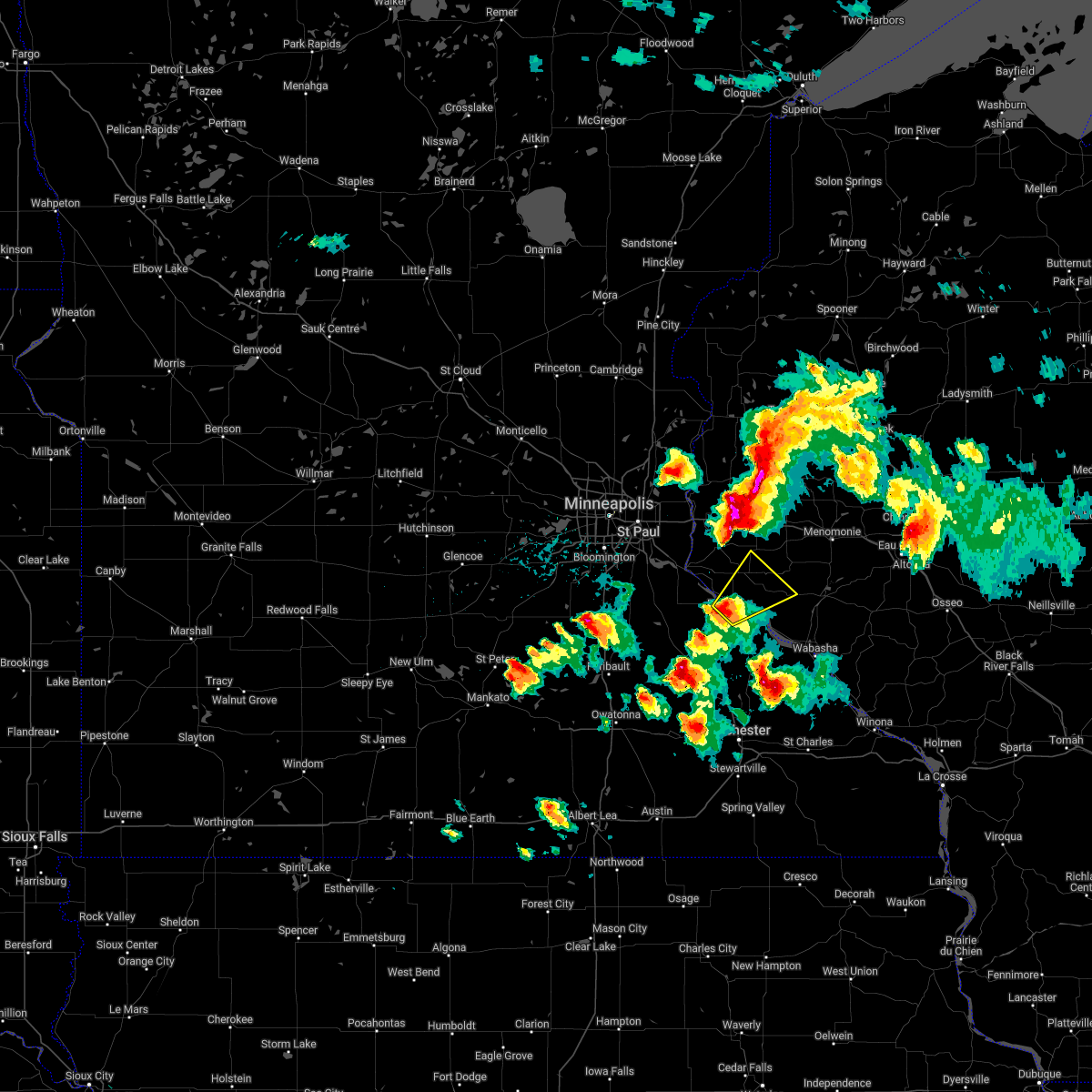 Interactive Hail Maps Hail Map for Hager City, WI