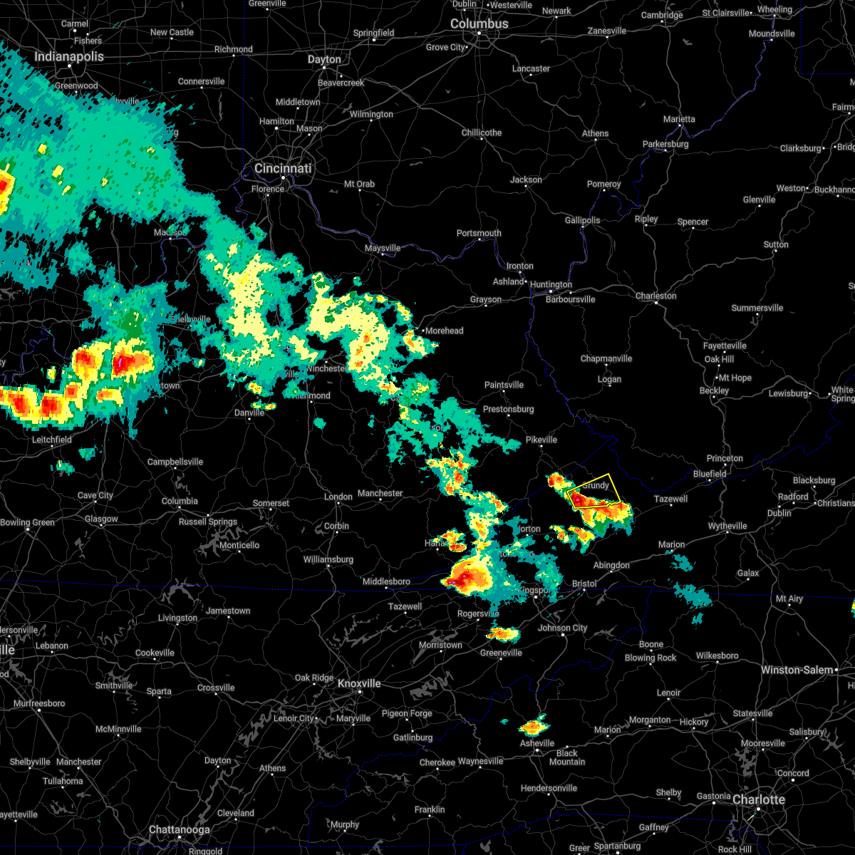 Interactive Hail Maps Hail Map for Haysi, VA