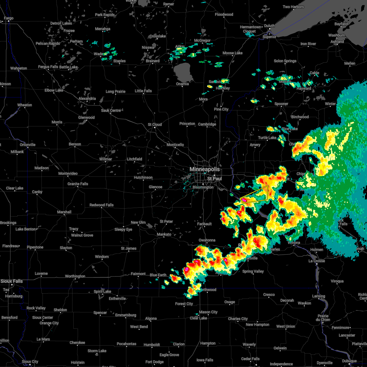 Interactive Hail Maps Hail Map for Hager City, WI