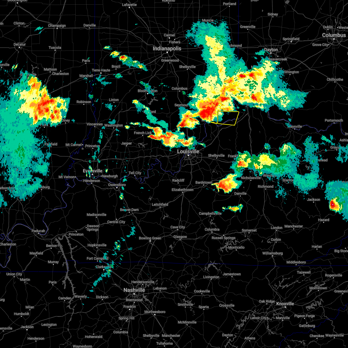 Interactive Hail Maps Hail Map for Sparta, KY