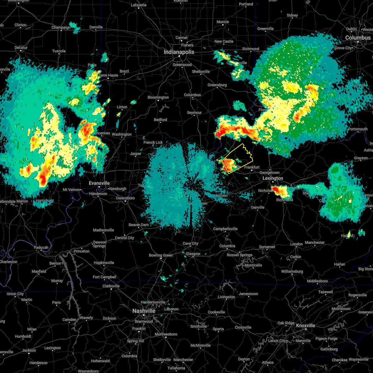 Interactive Hail Maps Hail Map for Smithfield, KY