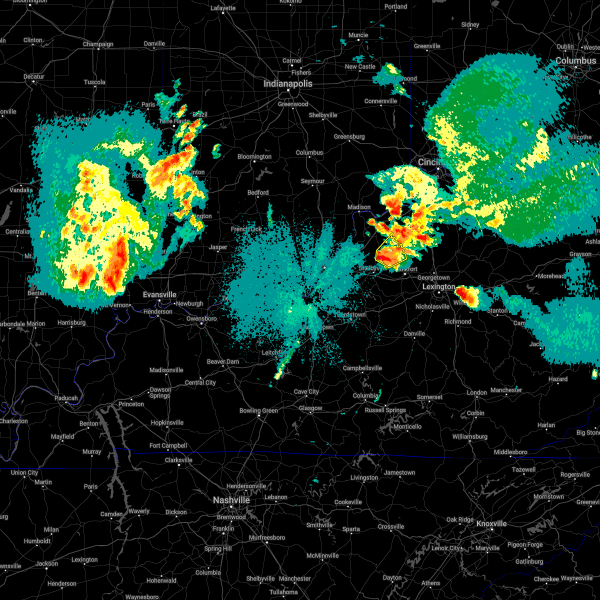 Interactive Hail Maps Hail Map for Eminence, KY