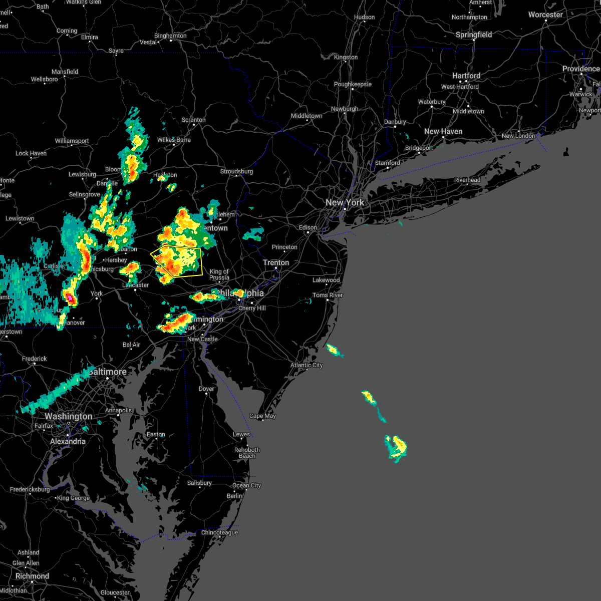 Interactive Hail Maps Hail Map for Alsace Manor, PA