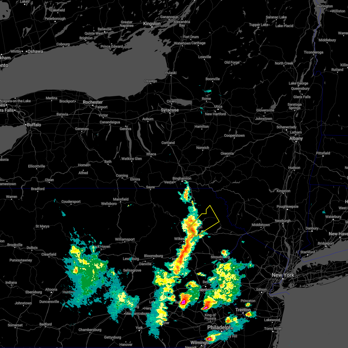 Interactive Hail Maps Hail Map for Dickson City, PA