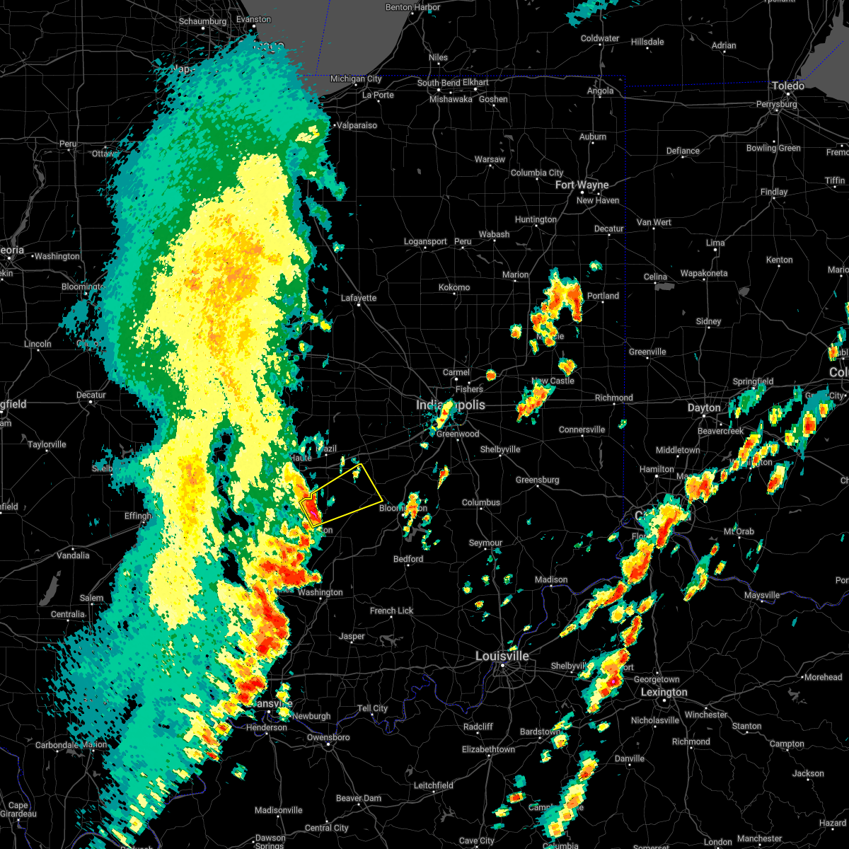 Interactive Hail Maps Hail Map for Hymera, IN