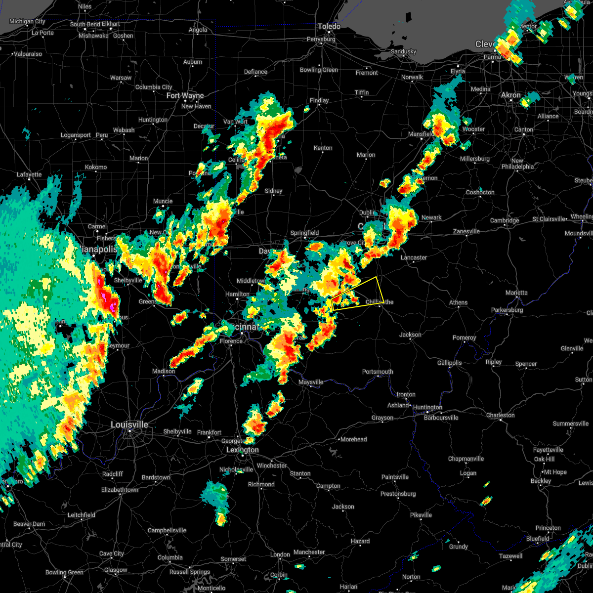 Interactive Hail Maps Hail Map for Chillicothe, OH