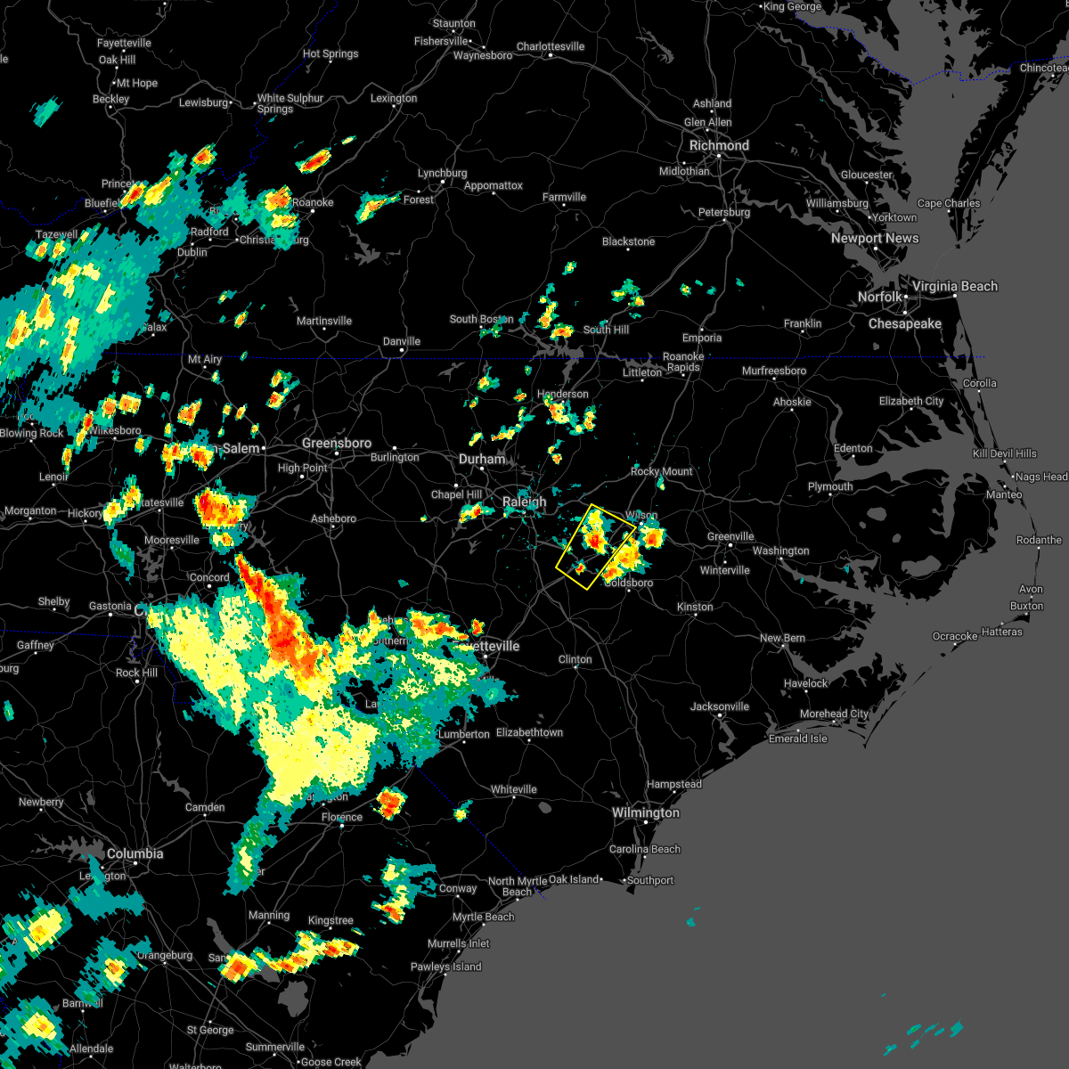 Interactive Hail Maps Hail Map for Pine Level, NC