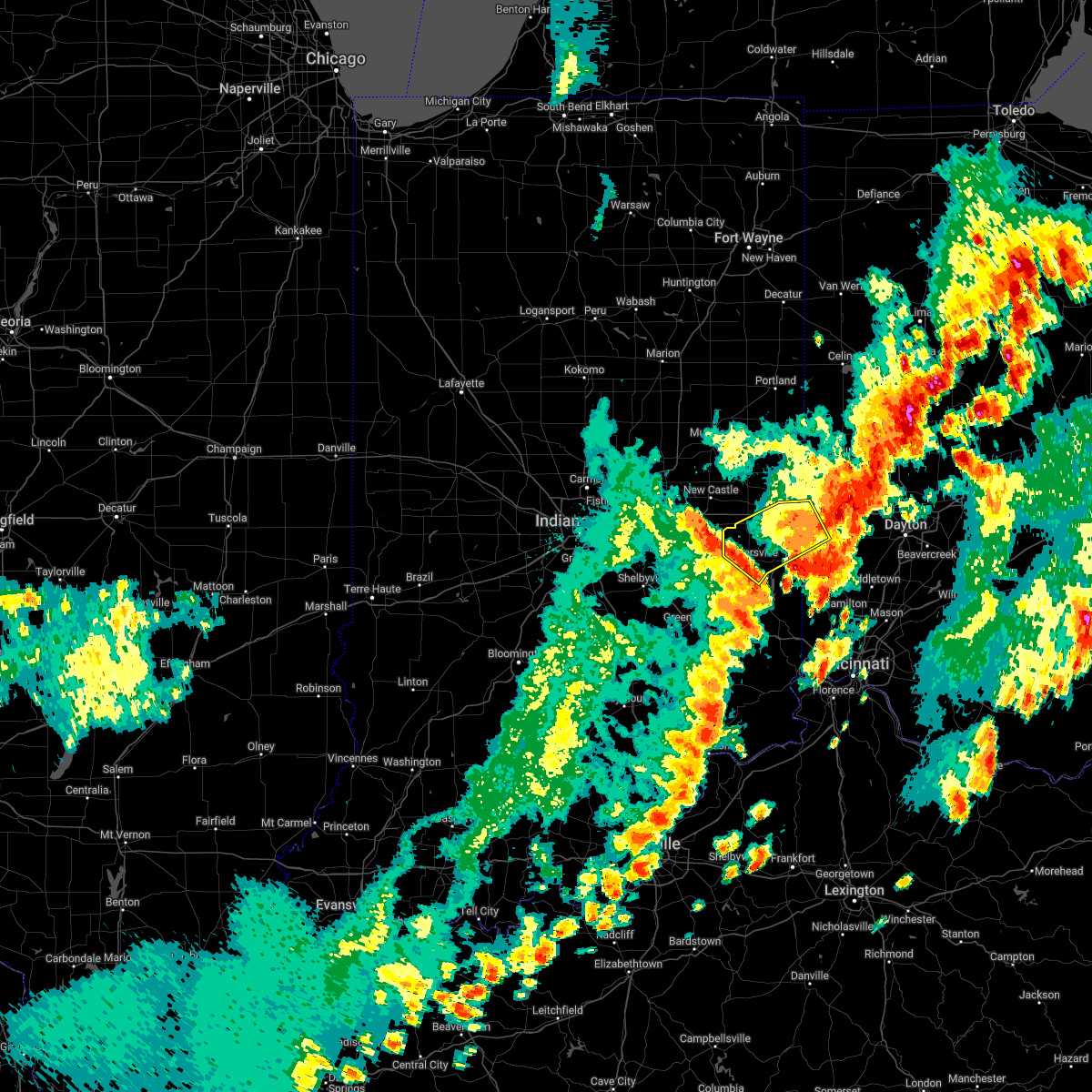 Interactive Hail Maps Hail Map for Richmond, IN