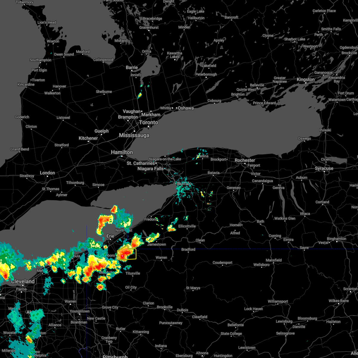 Interactive Hail Maps Hail Map for Wattsburg, PA