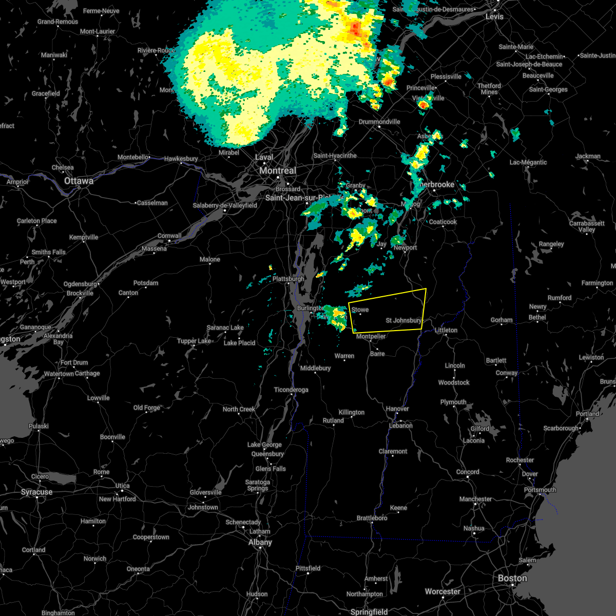 Interactive Hail Maps Hail Map for Cabot, VT