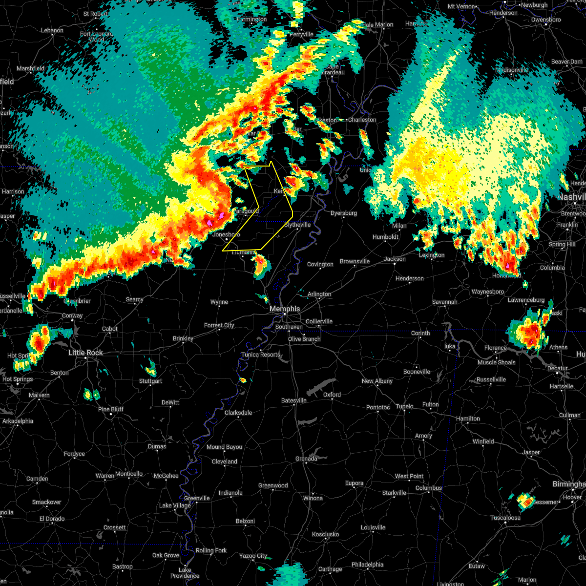 Interactive Hail Maps Hail Map for McDougal, AR